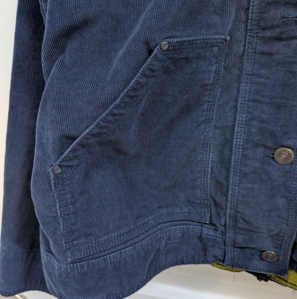 Eddie Bauer Corduroy Navy Jacket - Picture 6 of 14